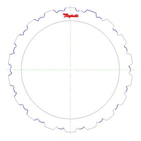 AOD, AODE, 4R70E, 4R70W, 4R75W Steel Clutch Plate, 4R75W, AODE