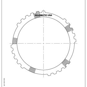 AXOD, AXOD-E, AX4S Steel Clutch Plate, AXOD, Transmission parts, tooling and kits