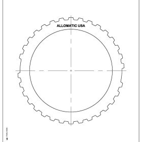 AX4N Steel Clutch Plate, AX4N, Transmission parts, tooling and kits