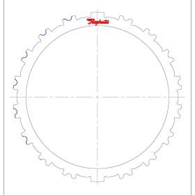 RE5R05A, A5SR1 Steel Clutch Plate, RE5R05A, Transmission parts, tooling and kits