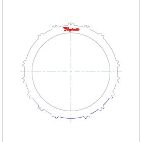 RE5R05A, A5SR1 Steel Clutch Plate, RE5R05A, Transmission parts, tooling and kits