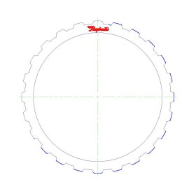 RE5R05A, A5SR1 Steel Clutch Plate, RE5R05A, Transmission parts, tooling and kits