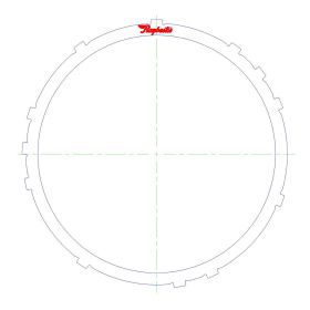 RE0F10A/D, JF016E, JF011E/RE0F01A CVT 8 W1CJC Steel Clutch Plate, JF016E, Transmission parts, tooling and kits