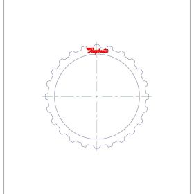 A960E Steel Clutch Plate, A960E, Transmission parts, tooling and kits