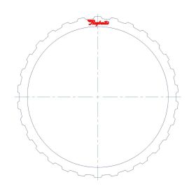 6HP19, 6HP19A, 6HP19X, 6HP21, 6HP21X, 09L Steel Clutch Plate, 6HP21, 6HP19