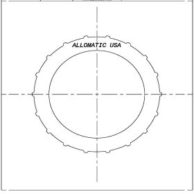ATX Steel Clutch Plate, ATX, Transmission parts, tooling and kits
