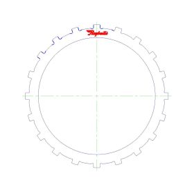 JR405E, RC4A-EL Steel Clutch Plate, JR405E, Transmission parts, tooling and kits