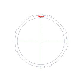 JF402E, JF405E Steel Clutch Plate, JF405E, Transmission parts, tooling and kits