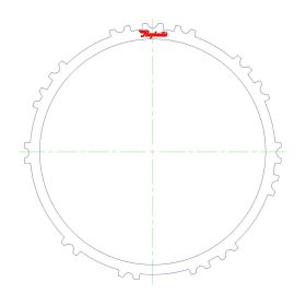 TF70SC Steel Clutch Plate, TF70SC, Transmission parts, tooling and kits