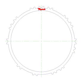 TF70SC Steel Clutch Plate, TF70SC, Transmission parts, tooling and kits