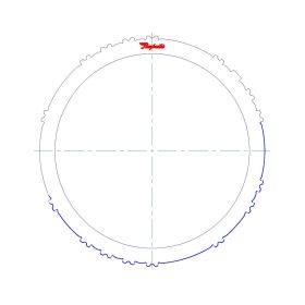 6 SPEED JF613E Steel Clutch Plate, JF613E, Transmission parts, tooling and kits