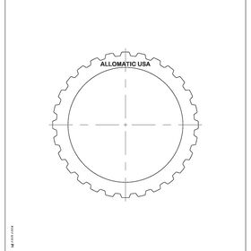 JF403E Steel Clutch Plate, JF403E, RE4F04A