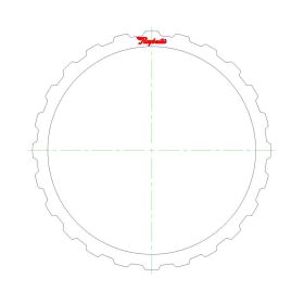 RE7R01A / JR710E, JR711E Steel Clutch Plate, RE7R01A, Transmission parts, tooling and kits