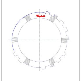3T40, TH125, TH125C Steel Clutch Plate, 3T40, Transmission parts, tooling and kits