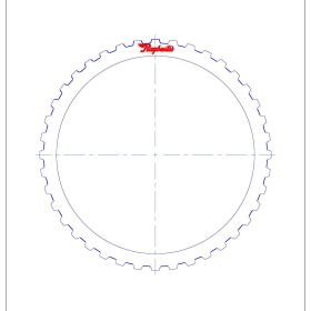 TF70SC Steel Clutch Plate, TF70SC, Transmission parts, tooling and kits