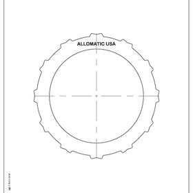 A500 / 44RE, A500 / 40RH, 42RH, 44RH, A500SE / 42RE, A904 / A500 Steel Clutch Plate, A904, Transmission parts, tooling and kits