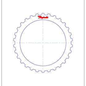 TH200-4R, TH325, TH325-4L Steel Clutch Plate, THM325, THM425