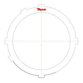 TH200-4R, TH325, TH325-4L Steel Clutch Plate, THM325, THM425