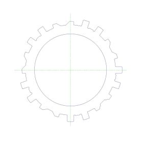 TH700-R4, 4L60, 4L60E, 4L65E, 4L70E Steel Clutch Plate, 4L65E, 4L60E