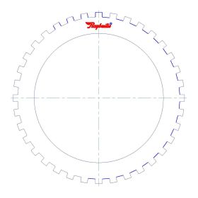 MT640, MT643, MT644, MT650, MT653, MT654 Steel Clutch Plate, Allison MT640, Transmission parts, tooling and kits