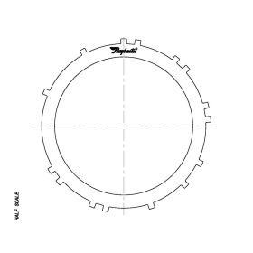 MT640, MT643, MT644, MT650, MT653, MT654 Steel Clutch Plate, Allison MT640, Transmission parts, tooling and kits