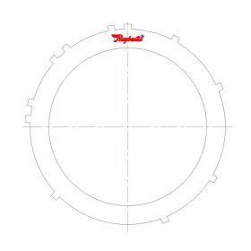 MT640, MT643, MT644, MT650, MT653, MT654 Steel Clutch Plate, Allison MT640, Transmission parts, tooling and kits