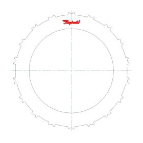 MT640, MT643, MT644, MT650, MT653, MT654 Steel Clutch Plate, Allison MT640, Transmission parts, tooling and kits