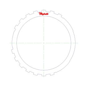 42RLE Steel Clutch Plate, 42RLE, Transmission parts, tooling and kits