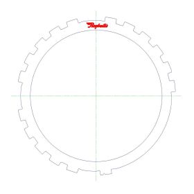 TH250, TH250C, TH350, TH350C, TH375B Steel Clutch Plate, THM350, THM250