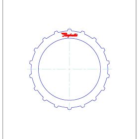 JF506E, 5F31, 5F31J, 09A, AG5, RE5F01A Steel Clutch Plate, JF506E, Transmission parts, tooling and kits