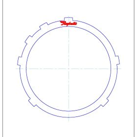 JF506E, 5F31, 5F31J, 09A, AG5, RE5F01A Steel Clutch Plate, JF506E, Transmission parts, tooling and kits