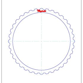 JF506E, 5F31, 5F31J, 09A, AG5, RE5F01A Steel Clutch Plate, JF506E, Transmission parts, tooling and kits