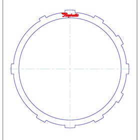 JF506E, 5F31, 5F31J, 09A, AG5, RE5F01A Steel Clutch Plate, JF506E, Transmission parts, tooling and kits