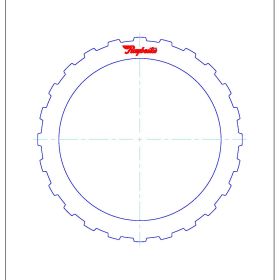 5HP24, 5HP24A Steel Clutch Plate, 5HP24A, 5HP24