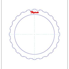 5HP24, 5HP24A Steel Clutch Plate, 5HP24A, 5HP24