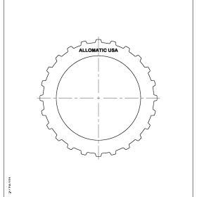 722.6 (W5A330, W5A580) Steel Clutch Plate, 722.7, Transmission parts, tooling and kits