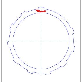 AW55-50SN, AW55-51SN, AF33-5, M09, RE5F22A, M45 Steel Clutch Plate, AW5550SN, Transmission parts, tooling and kits