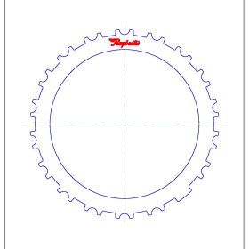 WAGON R SR410-2, SR412-2 Steel Clutch Plate, SR410, JF405E