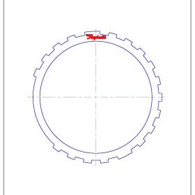 WAGON R SR410-2, SR412-2 Steel Clutch Plate, SR410, JF405E