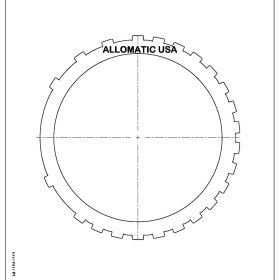 A650E, A650F, A650H Steel Clutch Plate, A650E, Transmission parts, tooling and kits