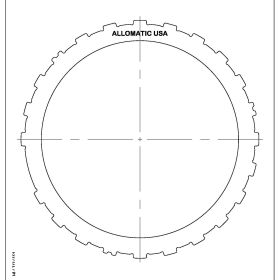 R4AX-EL, 4EAT, EC-8 Steel Clutch Plate, 4EAT, Transmission parts, tooling and kits