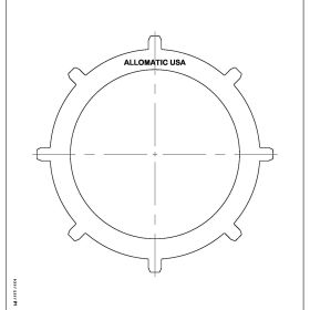 R4AX-EL, 4EAT, EC-8 Steel Clutch Plate, 4EAT, Transmission parts, tooling and kits