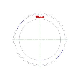 TH200, TH200C Steel Clutch Plate, THM200, Transmission parts, tooling and kits