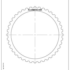U140E, U140F, U150E, U151E, U240, U240E, U241F, U250E Steel Clutch Plate, U241E, U140E