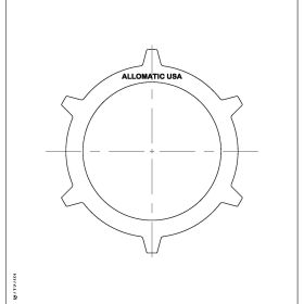 4 SPEED MPZA Steel Clutch Plate, MPZA, BAXA