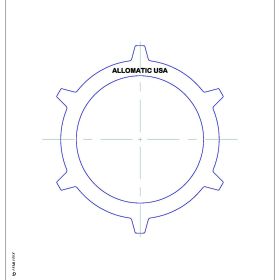 4 SPEED MPZA Steel Clutch Plate, MPZA, BAXA
