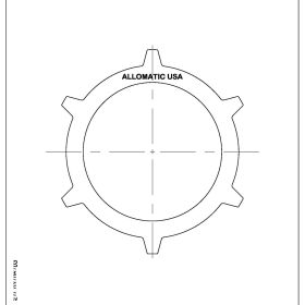 4 SPEED MPZA Steel Clutch Plate, MPZA, BAXA