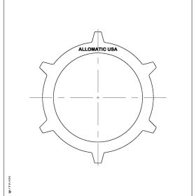 4 SPEED MPZA Steel Clutch Plate, MPZA, BAXA