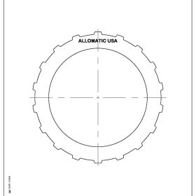4 SPEED MPZA Steel Clutch Plate, MPZA, BAXA