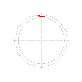 RL3F01A, RN3F01A Steel Clutch Plate, RL3F01A, Transmission parts, tooling and kits